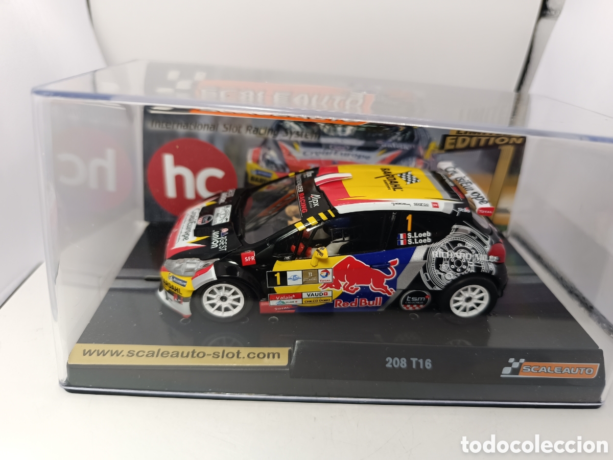 Slot Cars: SCALEAUTO PEUGEOT 208 T16 RALLY CHABLAIS WINNER 2017 SEBASTI&Aacute;N LOEB SC6327