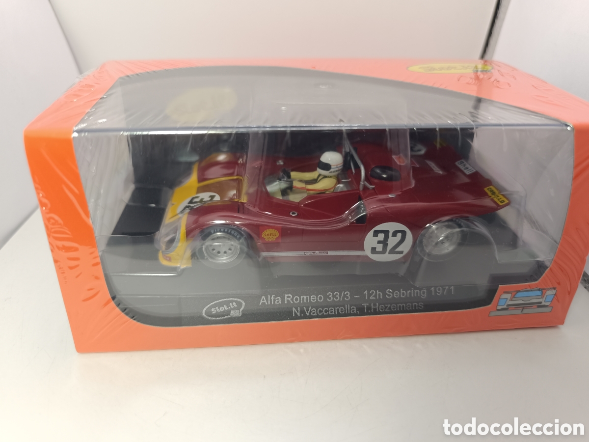 Slot Cars: SLOT.IT ALFA ROMEO 33/3 N&deg;32 12H SEBRING 1971 CA11h