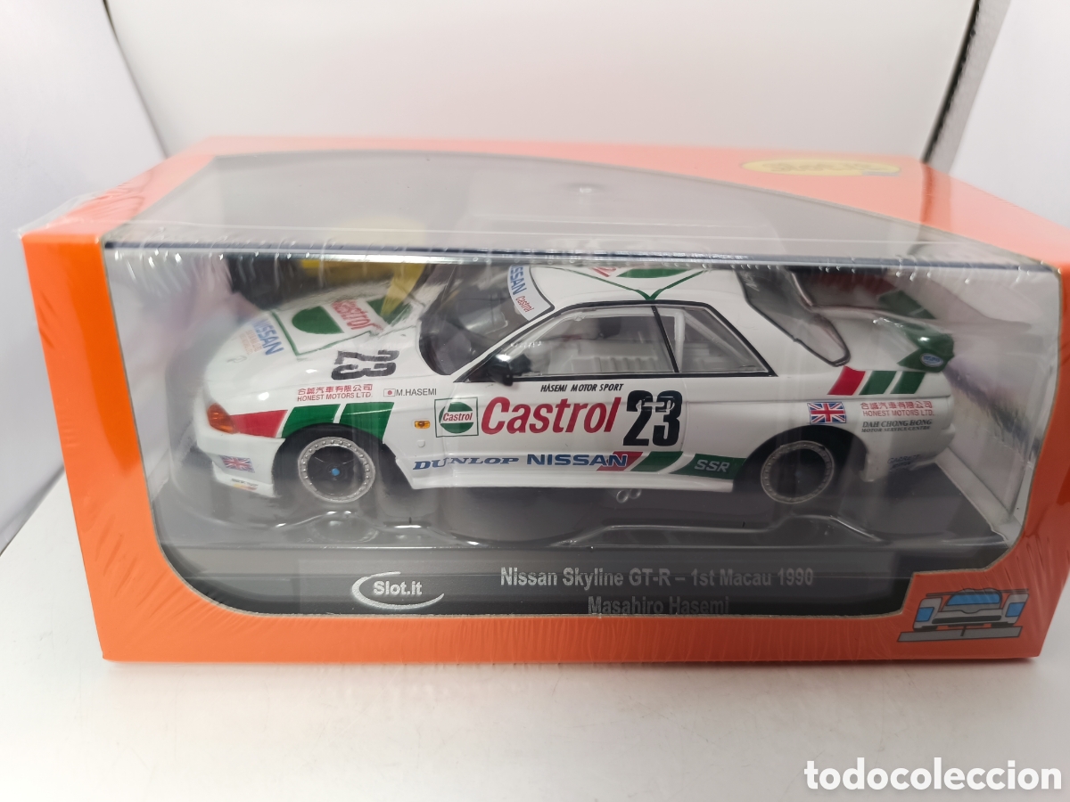 Slot Cars: SLOT.IT NISSAN SKYLINE GTR MACAU 1990 CA47A