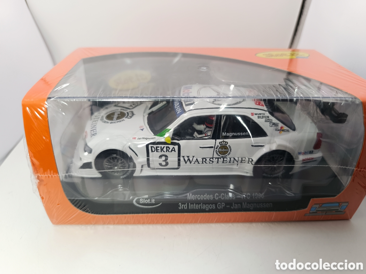Slot Cars: SLOT.IT MERCEDES C CLASS n&deg;3 ITC INTERLAGOS GP 1996 CA54a
