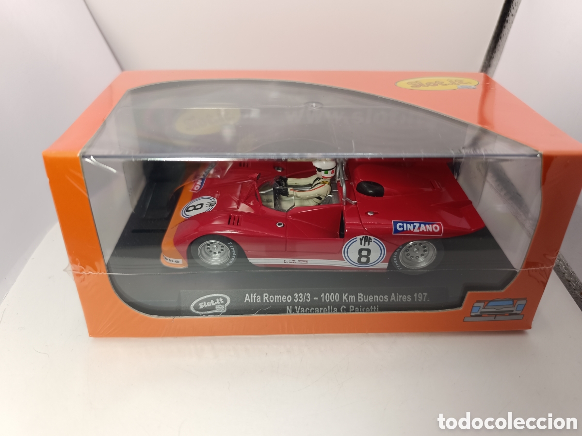 Slot Cars: SLOT.IT ALFA ROMEO 33/3 1000km Buenos Aires 1972 CA11i