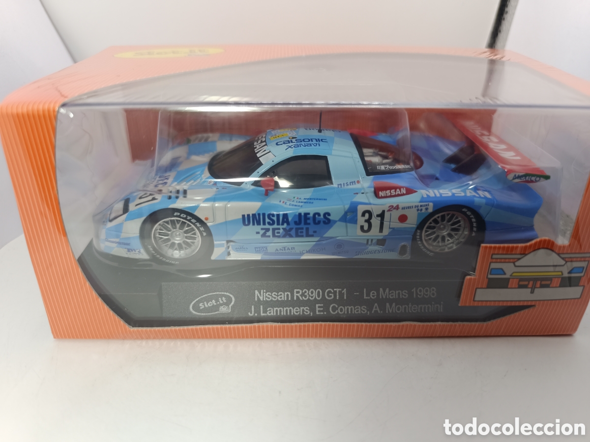 Slot Cars: SLOT.IT NISSAN R390 GT1 N.31 Le Mans 1998 CA14e