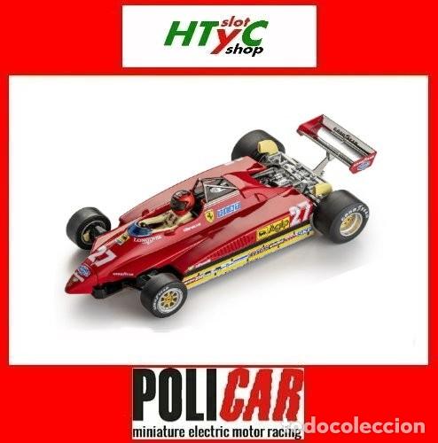 Slot Cars: POLICAR FERRARI 126 #27 GP IMOLA 1982 GILLES VILLENEUVE PO-CAR09B