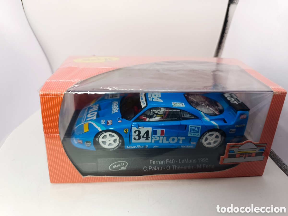 Slot Cars: SLOT.IT FERRARI F40 LE MANS 1995 N.34 KF02D