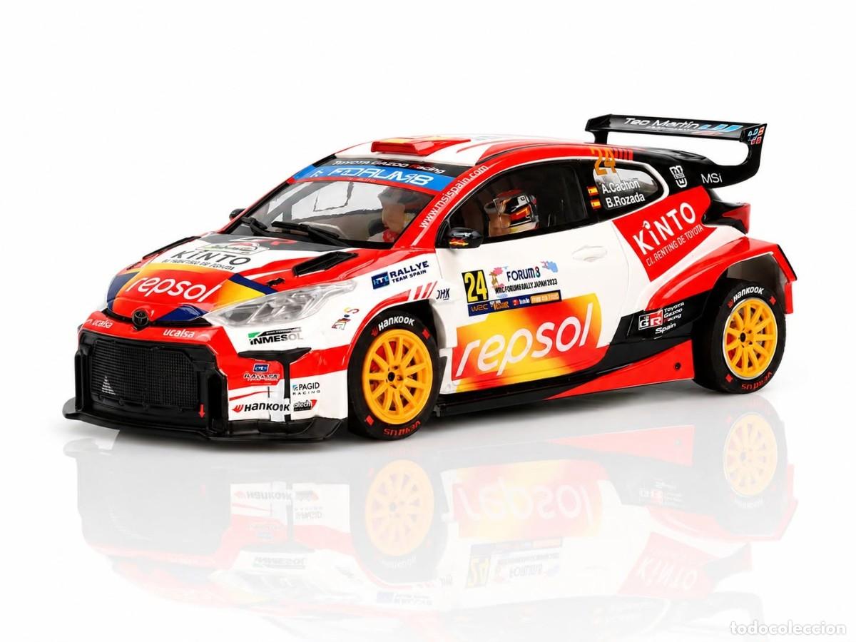 Slot Cars: AVANT SLOT TOYOTA YARIS RALLY 2 #24 REPSOL RALLY JAP&Oacute;N 2025 CACH&Oacute;N AV52611