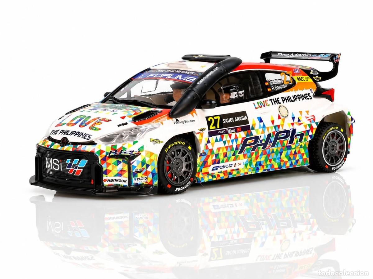 Slot Cars: AVANT SLOT TOYOTA YARIS RALLY 2 # 27 RALLY ARABIA SAUDI 2025 SOLANS AV52612