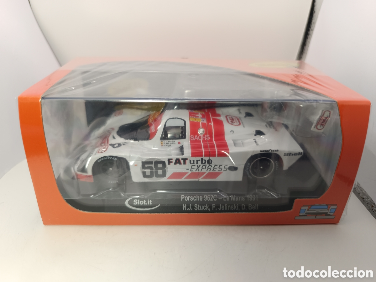 Slot Cars: SLOT.IT PORSCHE 962C N.58 LE MANS 1991 CA52A