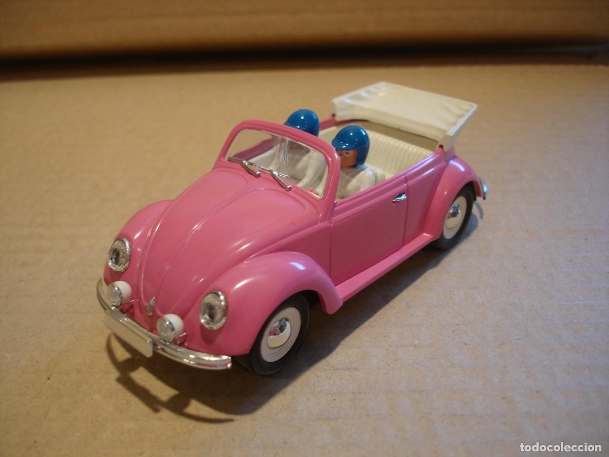 Slot Cars: PINK KAR VW BEETLE CABRIOLET ROSA