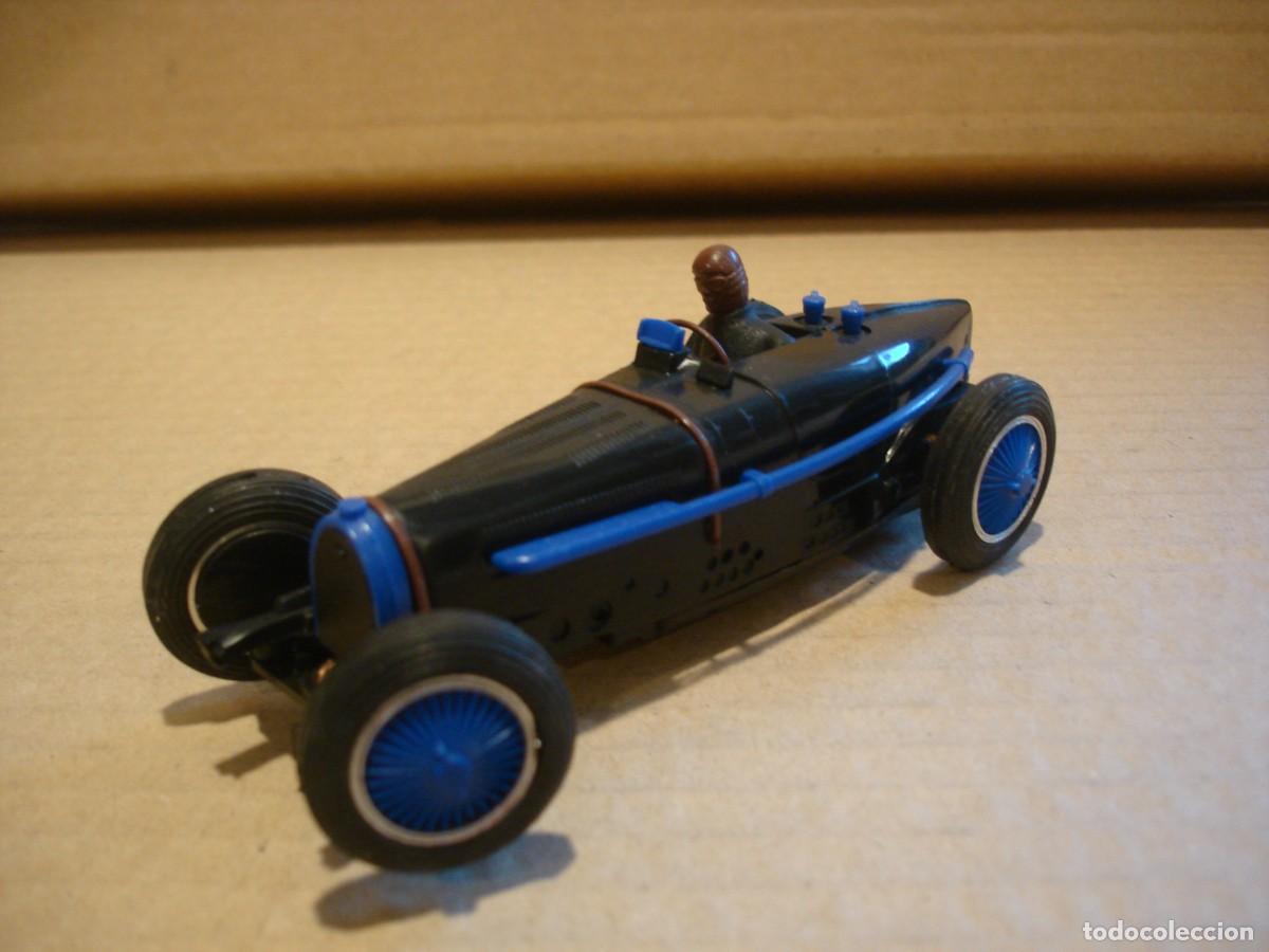 Slot Cars: PINK KAR BUGATTI TYPE 59 NEGRO Y AZUL NUEVO