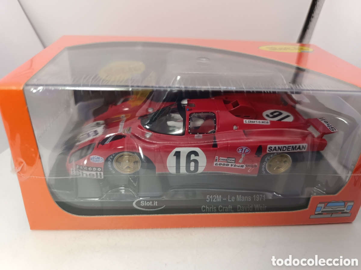 Slot Cars: SLOT.IT FERRARI 512M N.16 LE MANS 1971 CA51A
