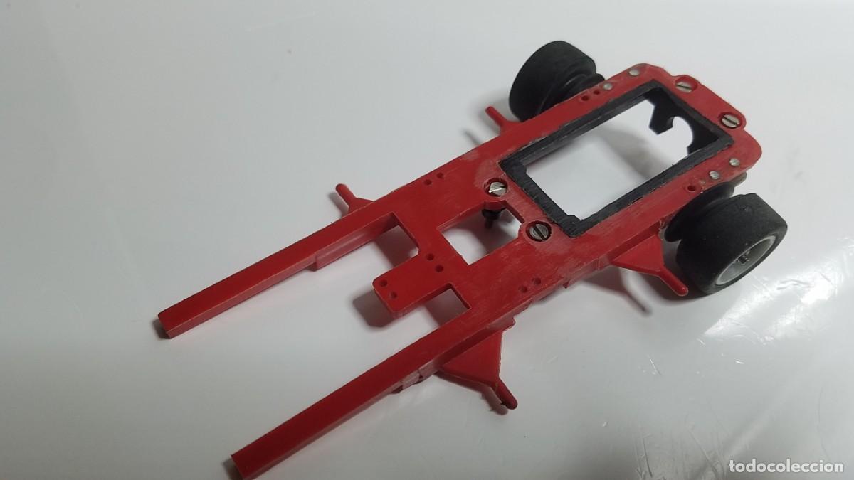 Slot Cars: SLOT SCALEXTRIC CHASIS ROJO DESCONOZCO LA MARCA
