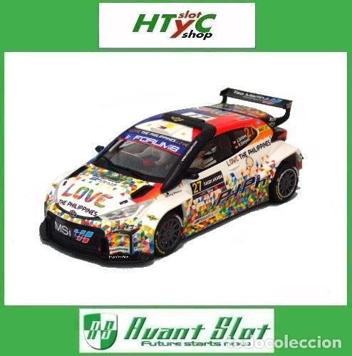 Slot Cars: AVANT SLOT TOYOTA YARIS RALLY 2 # 27 RALLY ARABIA SAUDI 2025 SOLANS AV52612