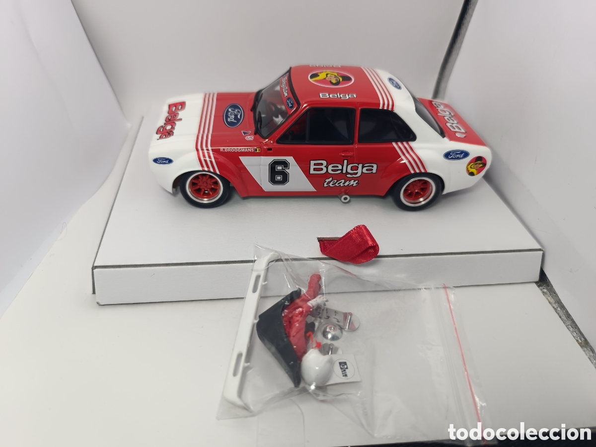 Slot Cars: TTS 1/24 FORD ESCORT MK1 BELGA TEAM TTS029