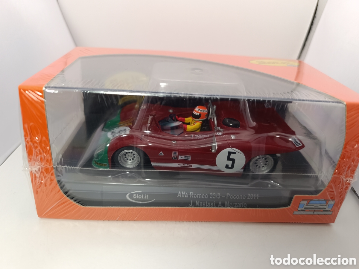 Slot Cars: SLOT.IT ALFA ROMEO T33/3 N.5 POCONO 2011 CA11M