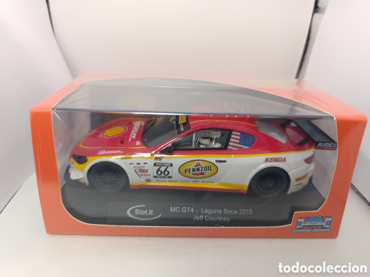 Slot Cars: SLOT.IT MASERATI MC GT4 N.66 LAGUNA SECA 2015 CA48B