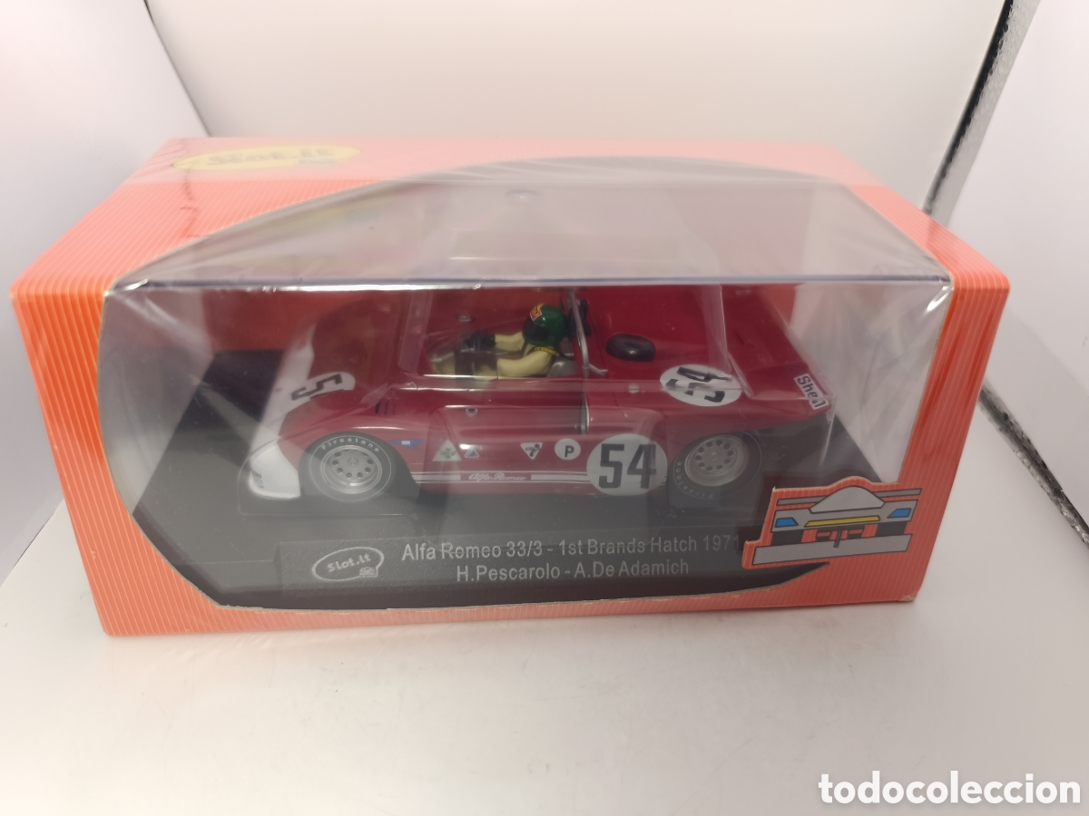 Slot Cars: SLOT.IT ALFA ROMEO 33/3 BRANDS HATCH 1971 CA11C