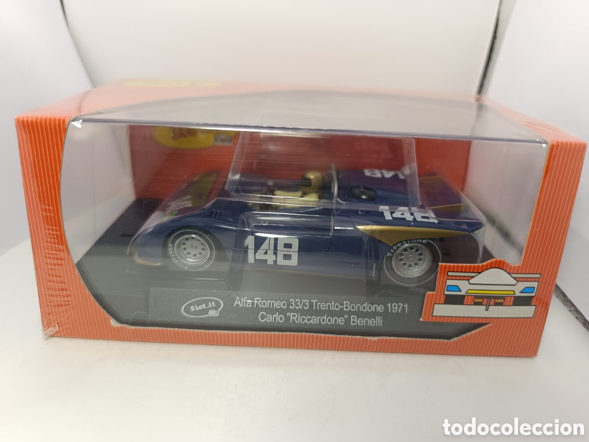 Slot Cars: SLOT.IT ALFA ROMEO 33/3 N.148 TRENTO BONDONE 1971 CA11D