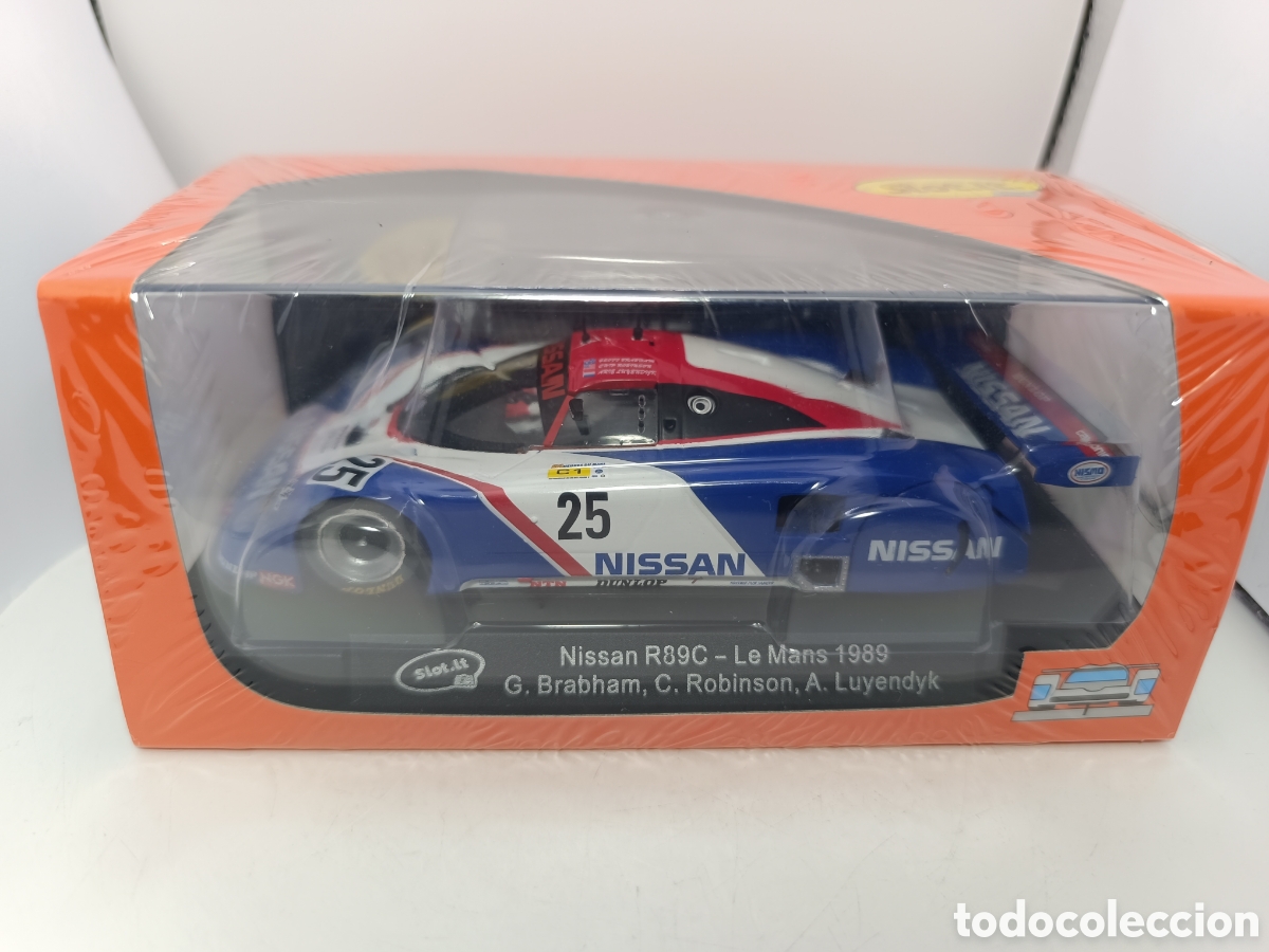 Slot Cars: SLOT.IT NISSAN R89C N.25 LE MANS 1989 CA28D