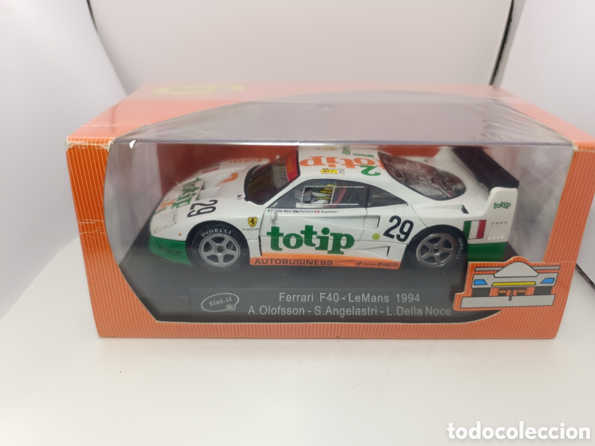 Slot Cars: SLOT.IT FERRARI F40 LE MANS 1994 N.29 KF02B