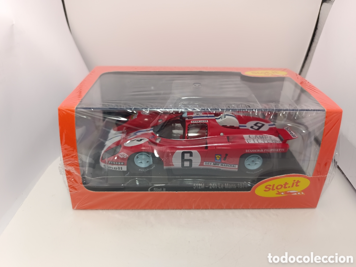 Slot Cars: SLOT.IT FERRARI 512M N.6 24H LE MANS 1971 CA51D