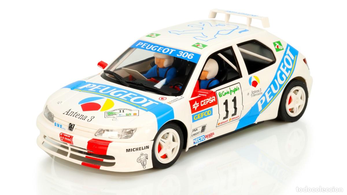 Slot Cars: AVANT SLOT PEUGEOT 306 MAXI #11 RALLY CORTE INGLES 1996 MORATAL / RODRIGUEZ AV52805