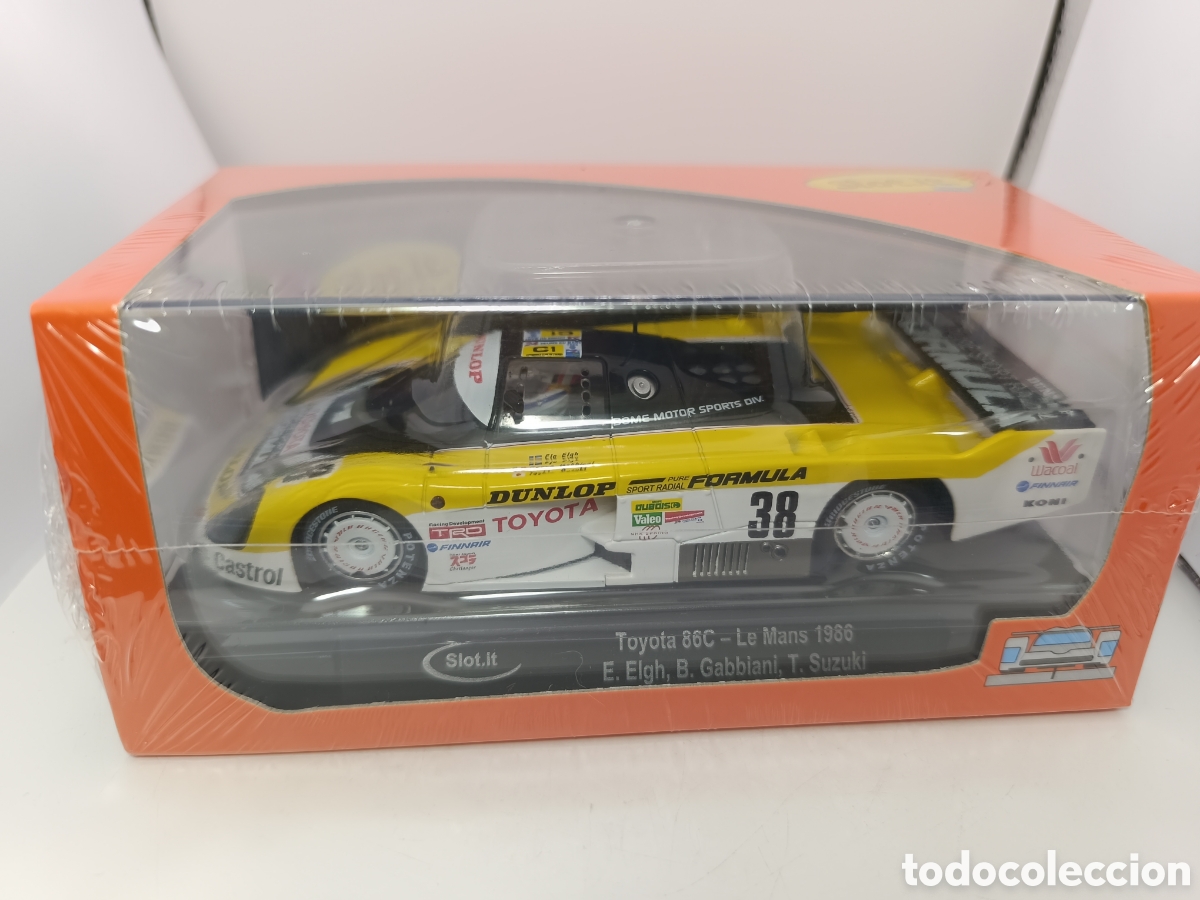 Slot Cars: SLOT.IT TOYOTA 86C N.38 LE MANS 1988 CA41C