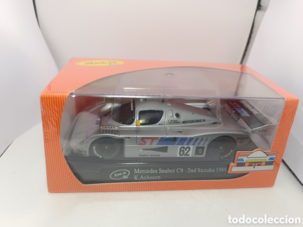 Slot Cars: SLOT.IT MERCEDES SAUBER C9 SUZUKI 1989 SICA06C
