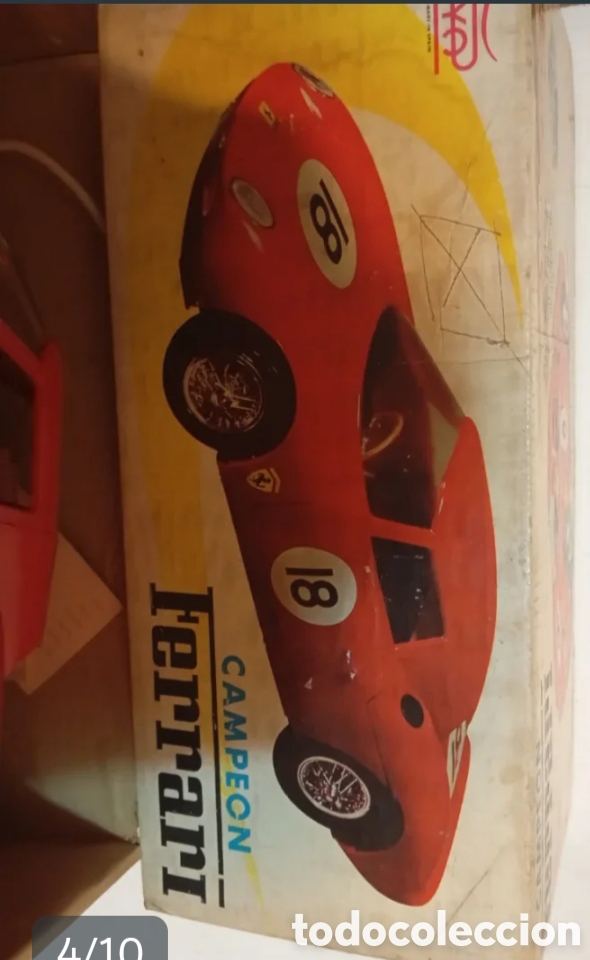 Slot Cars: Juguete Paya Ferrari Campe&oacute;n 1966 Caja