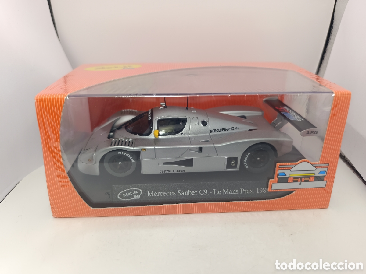 Slot Cars: SLOT.IT MERCEDES SAUBER C9 PRESENTATION 1989 SICA06B