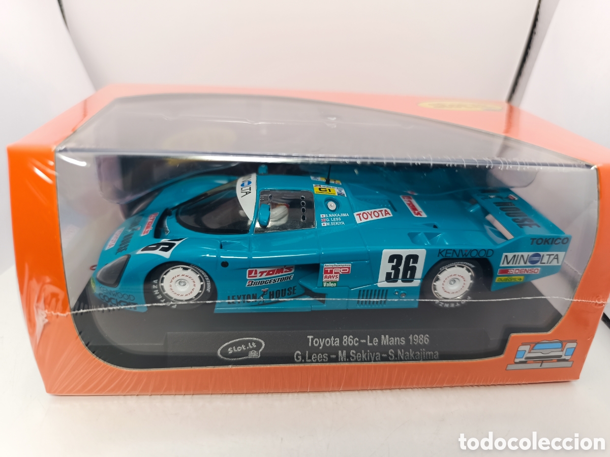 Slot Cars: SLOT.IT TOYOTA 86C N.36 LE MANS 1986 CA41A