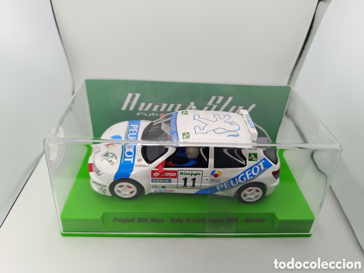 Slot Cars: AVANT SLOT PEUGEOT 306 MAXI RALLY EL CORTE INGLES 1996 MORATAL 52805