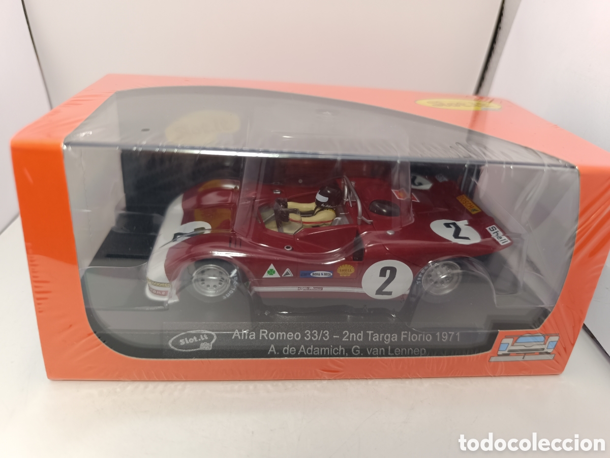 Slot Cars: SLOT.IT ALFA ROMEO T33/3 N.2 2ND TARGA FLORIO 1971 CA11G