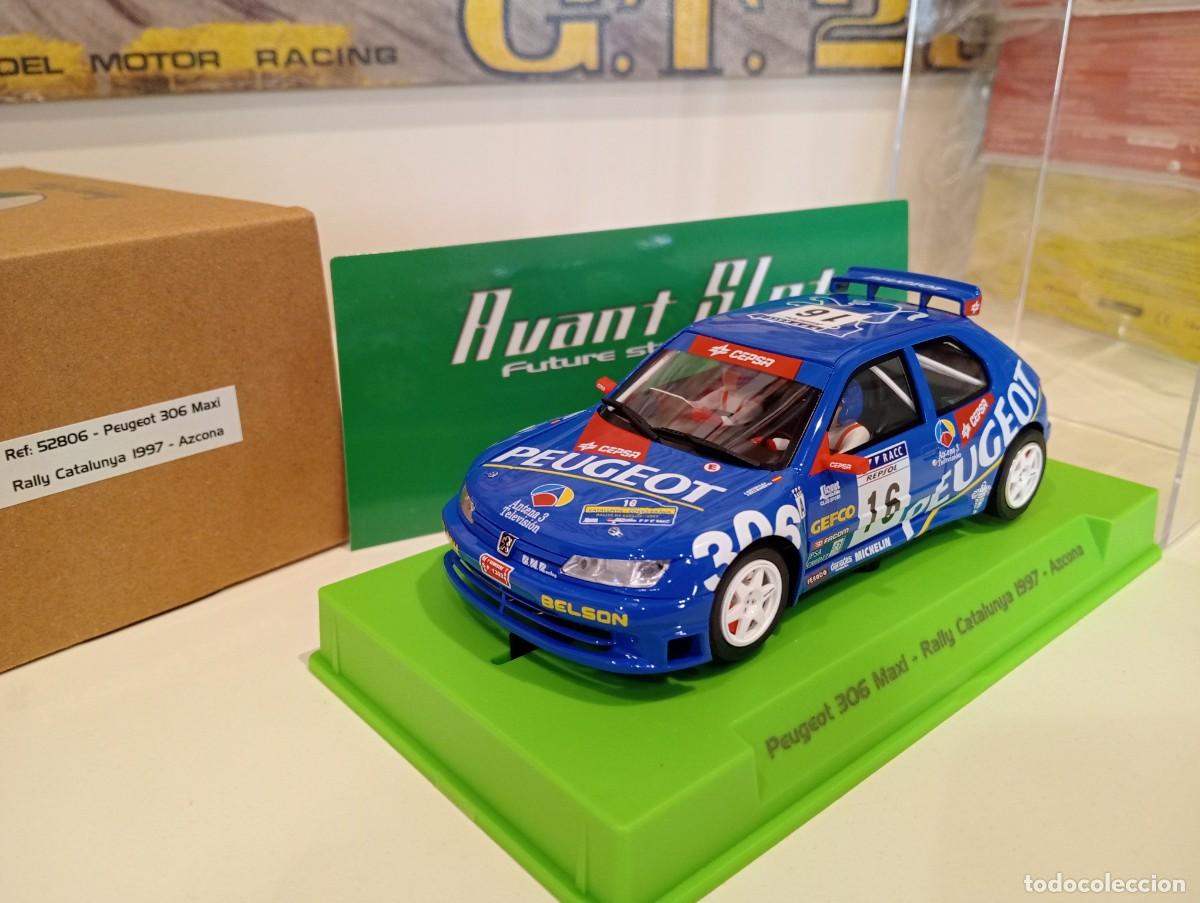 Slot Cars: AVANT SLOT. Peugeot 306 Maxi. Azcona. Rally Catalunya 1997. Ref. 52806