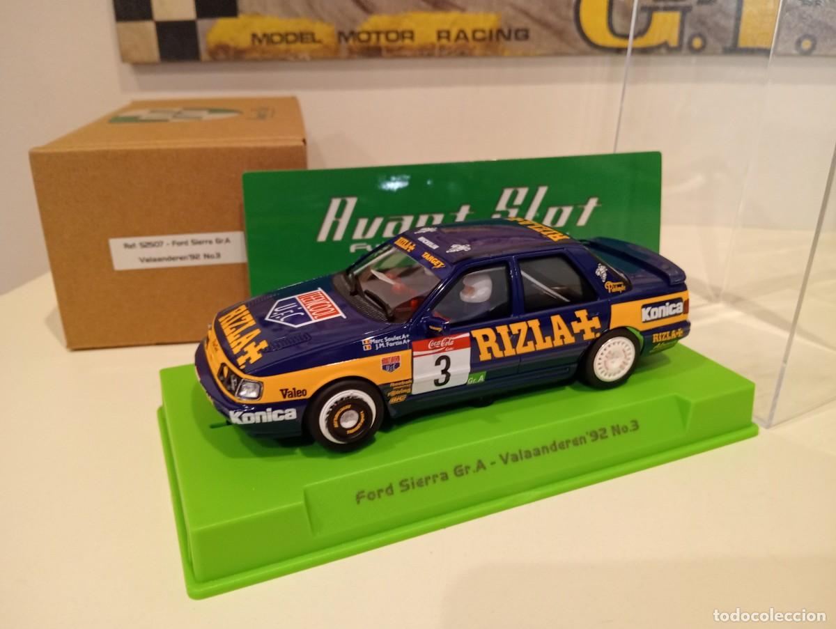 Slot Cars: AVANT SLOT. Ford Sierra Gr.A. Rizla. Rally Valaanderen 1992. Marc Soulet. Ref. 52507