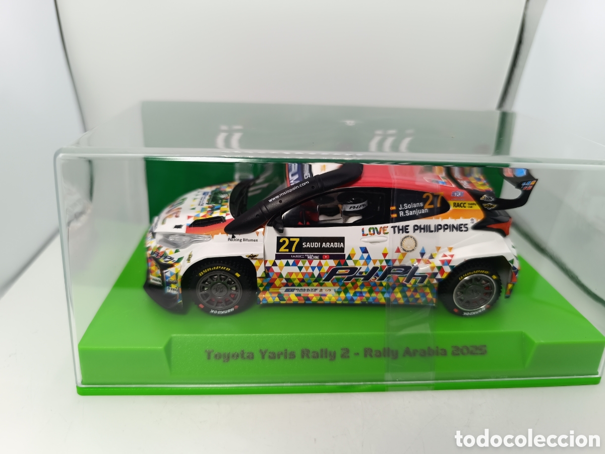 Slot Cars: AVANT SLOT TOYOTA YARIS RALLY 2 ARABIA 2025 52612