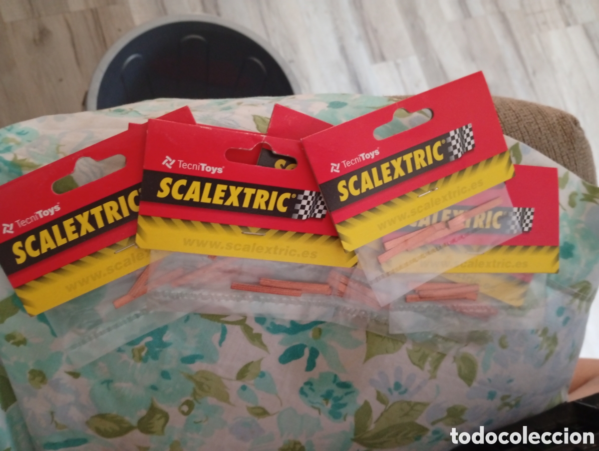 Slot Cars: P paquetes trencillas Scalextric nuevas