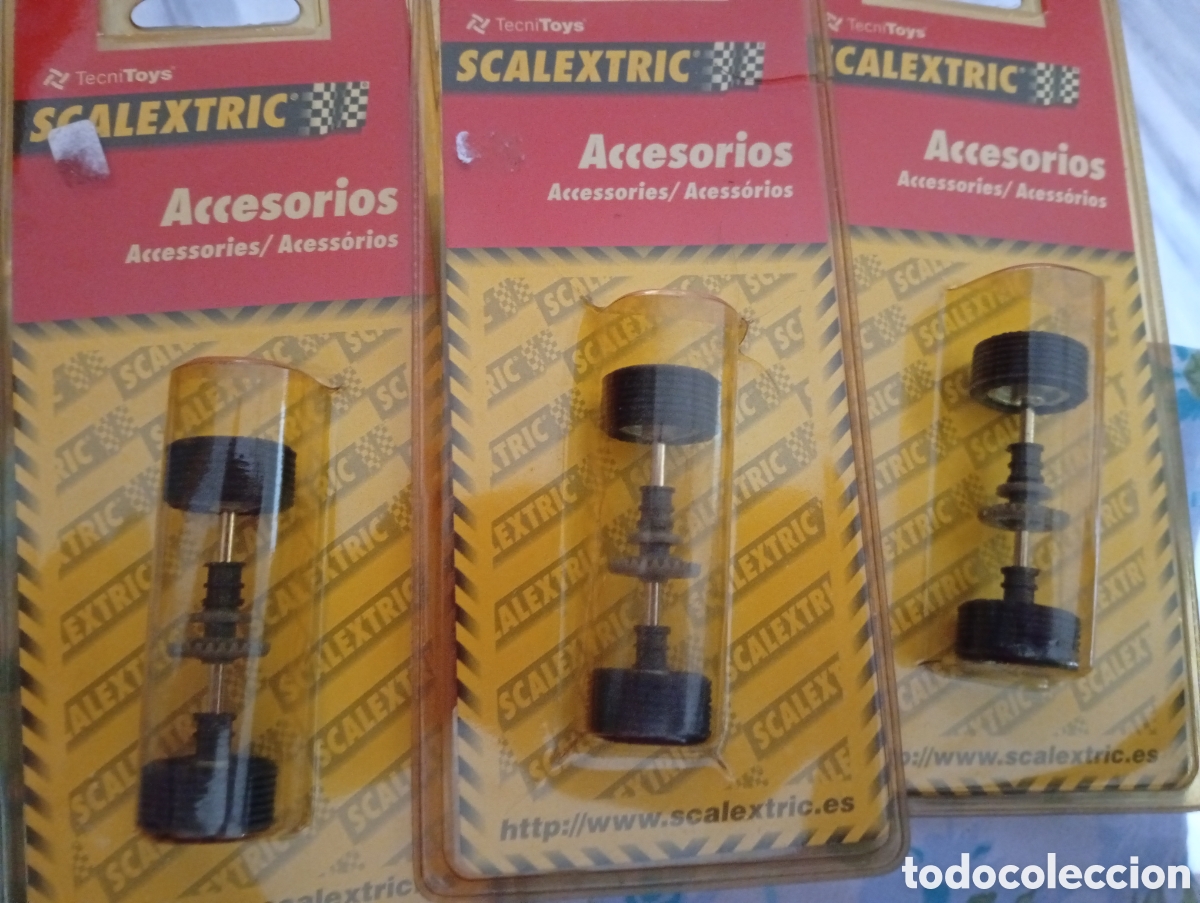 Slot Cars: 3 ruedas Scalextric 8776 tren Ruedas Volvo 859