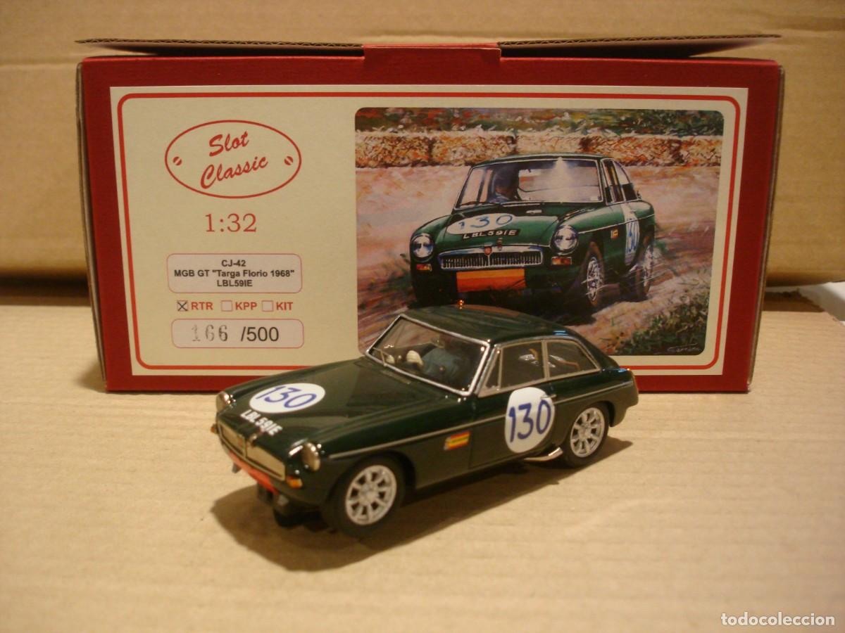 Slot Cars: SLOT CLASSIC MGB GT TARGA FLORIO REF CJ-42 RTR NUEVO CON SU CAJA ORIGINAL