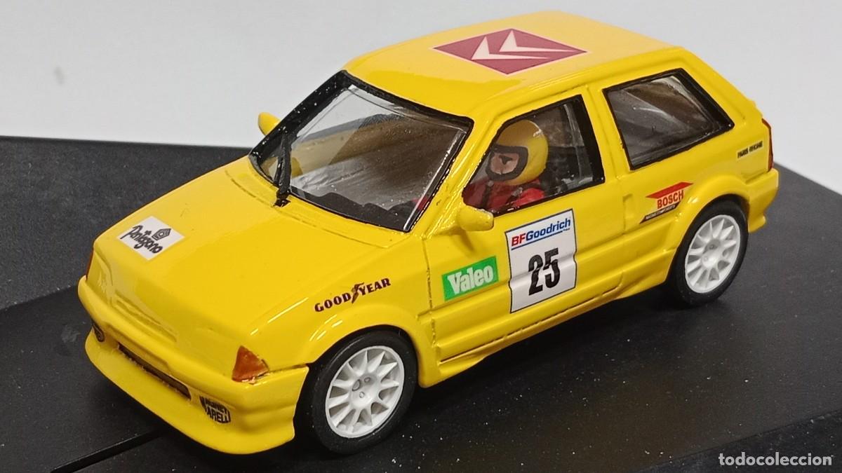 Slot Cars: Citroen ax de monta&ntilde;a HC slot resina Scalextric Evolution slot classic