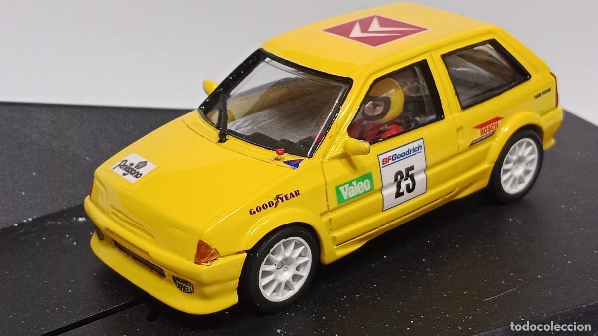 Slot Cars: Citroen ax de monta&ntilde;a HC slot resina Scalextric Evolution slot classic