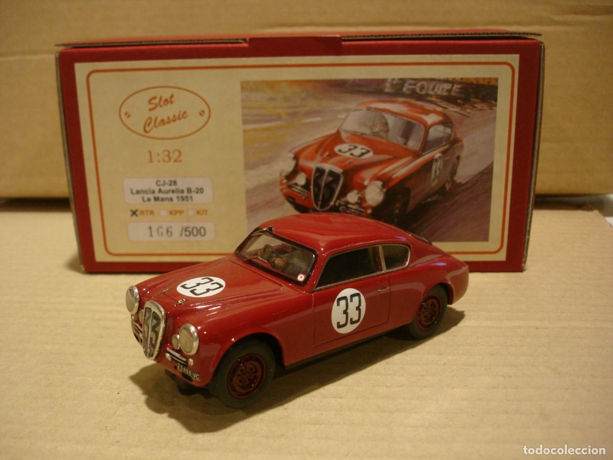Slot Cars: SLOT CLASSIC LANCIA AURELIA LE MANS REF CJ-28 RTR NUEVO CON SU CAJA ORIGINAL