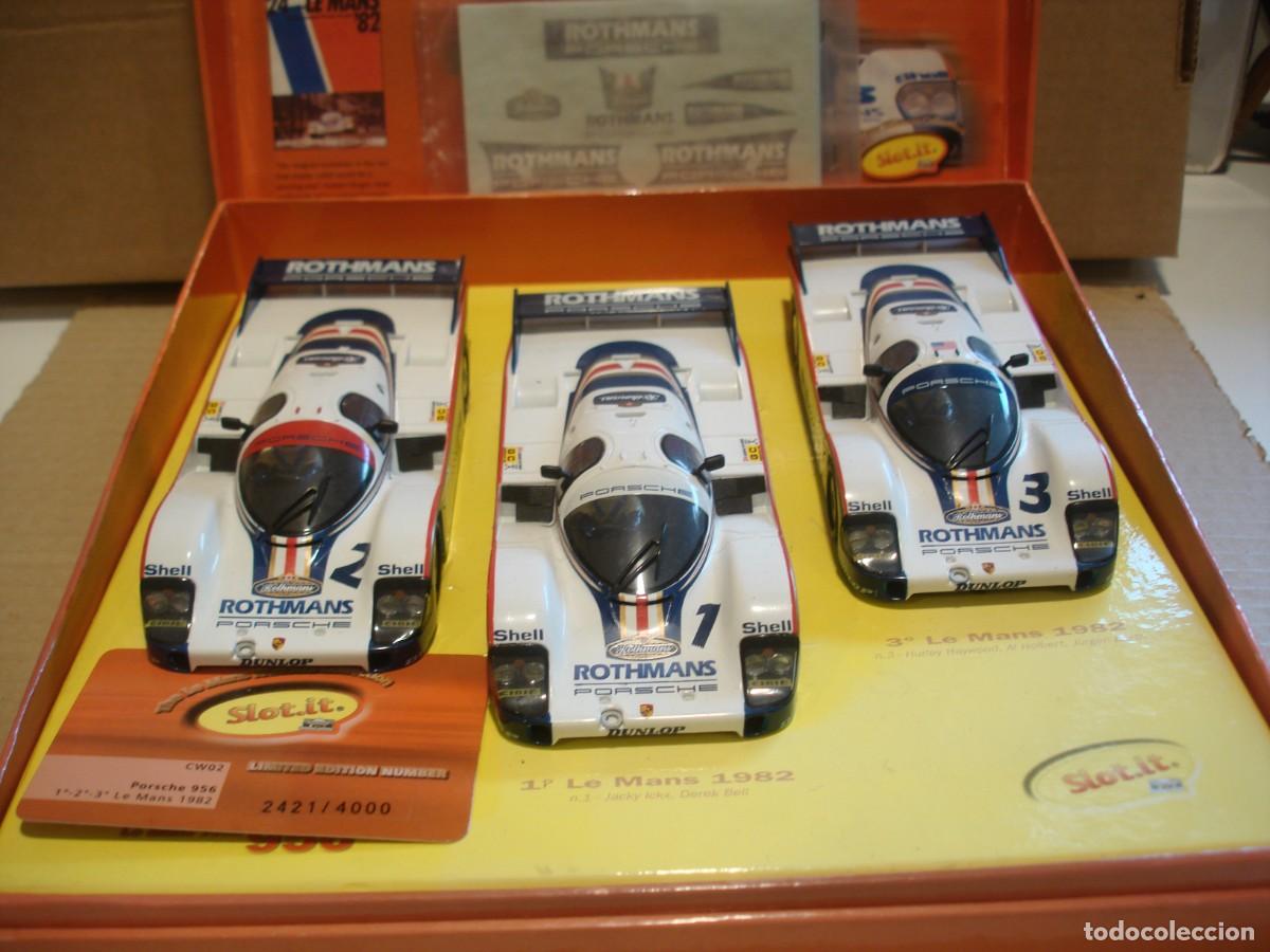 Slot Cars: SLOT IT PORSCHE 956 LE MANS 1982 REF CW-02 NUEVO CON SU CAJA ORIGINAL