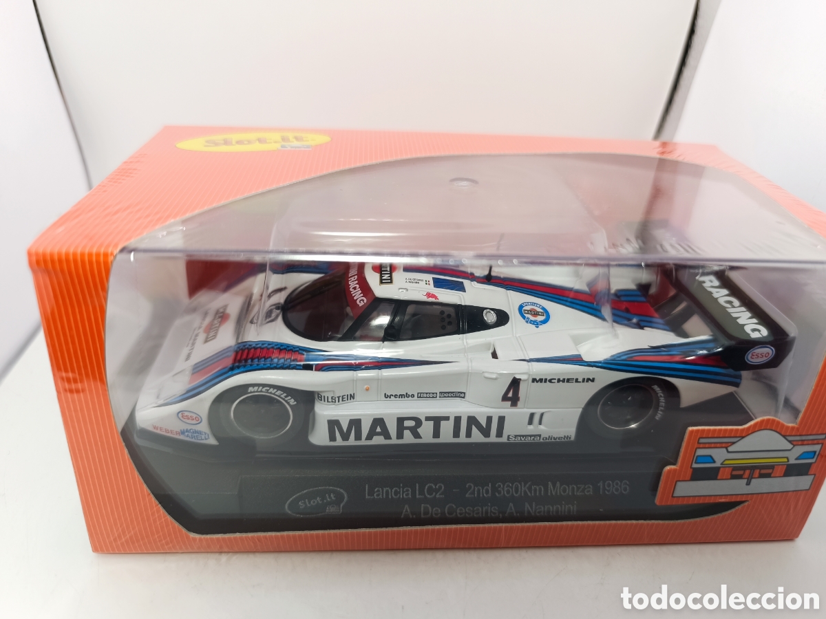Slot Cars: SLOT.IT LANCIA LC2 MARTINI N.4 2nd 360km Monza 1986 CA21d