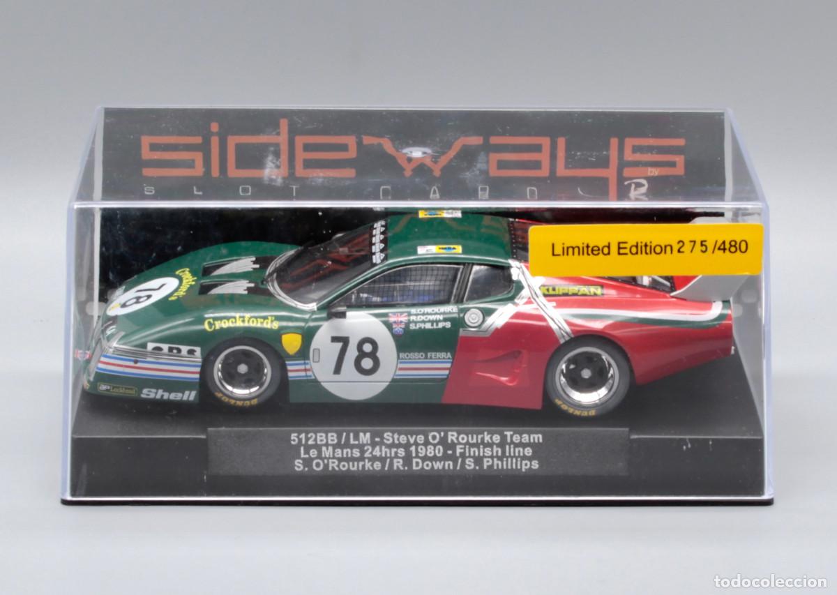 Slot Cars: Ferrari 512BB Modo fin de carrera (Sideways by Racer)