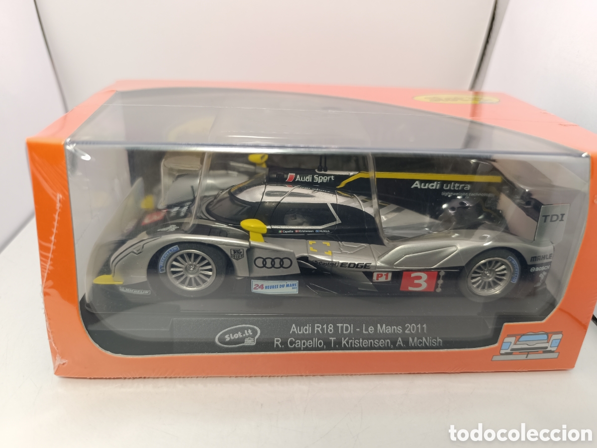 Slot Cars: SLOT.IT AUDI R18 TDI N.3 LE MANS 2011 CA24C
