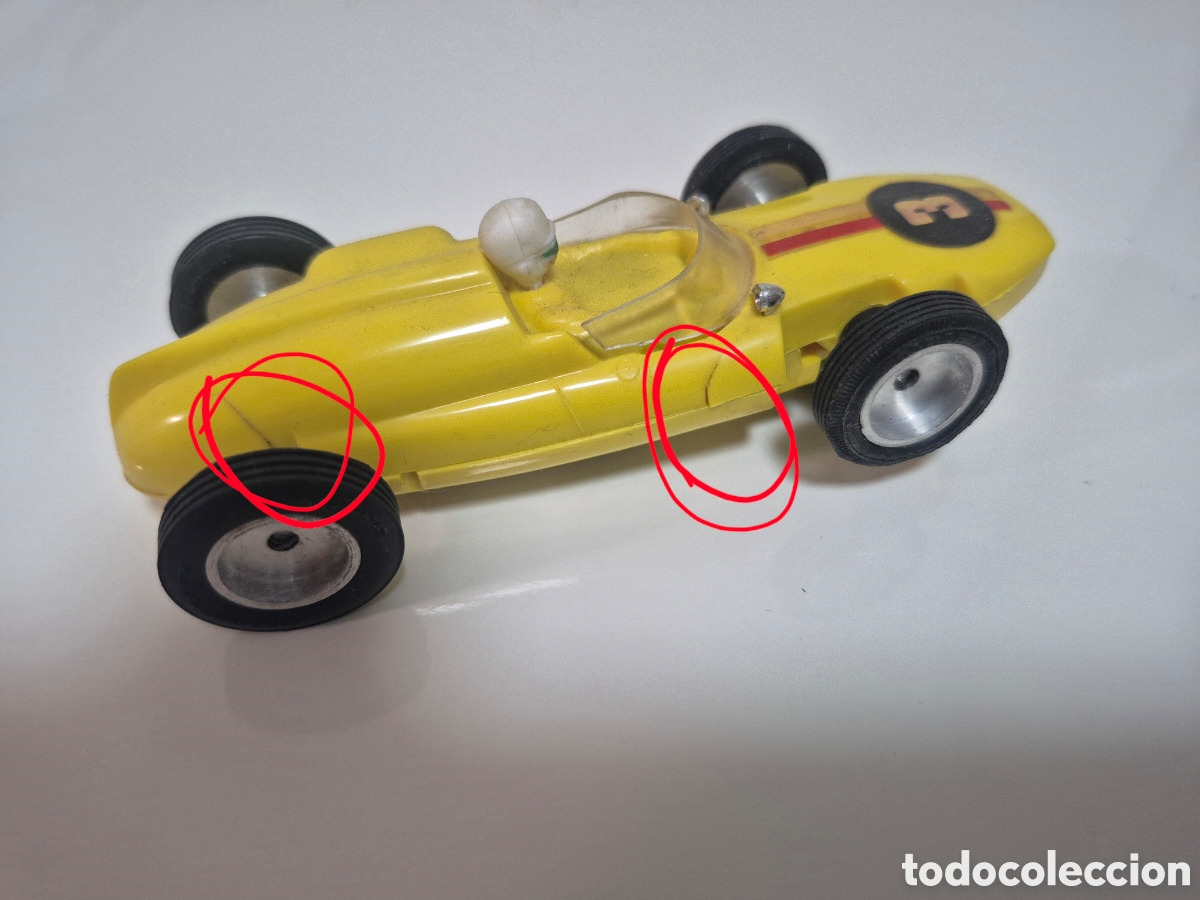 Slot Cars: STROMBECKER PAYA COOPER AMARILLO-PEQUE&Ntilde;AS ROTURAS NORMALES EN ESTE ARTICULO-LEER DESCRIPCI&Oacute;N
