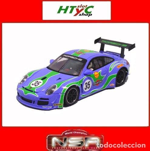 Slot Cars: NSR PORSCHE 997 #35 PURPLE HIPPIE PSYCHEDELIC LIVERY 0636AW