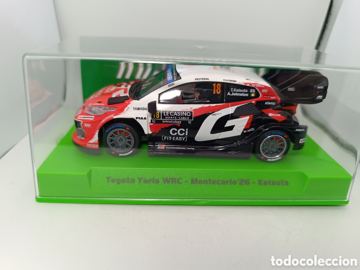 Slot Cars: AVANT SLOT TOYOTA YARIS WRC MONTECARLO'26 KATSUTA 52686d