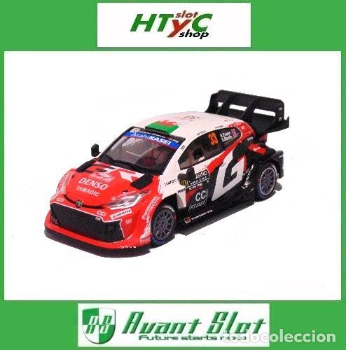 Slot Cars: AVANT SLOT TOYOTA YARIS WRC1 #33 RALLYE MONTE CARLO 2026 EVANS / MARTIN AV52686c