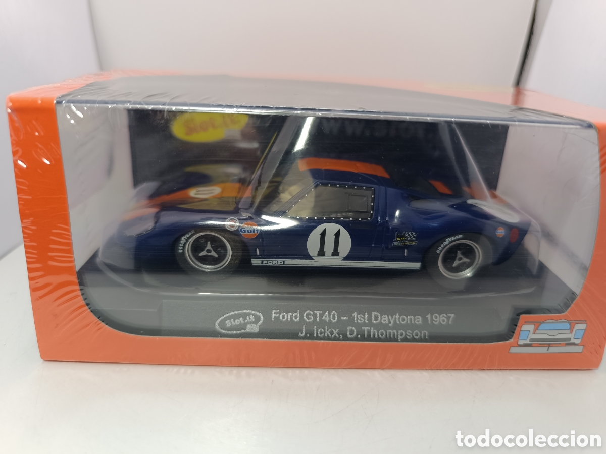 Slot Cars: SLOT.IT FORD GT40 N.11 1ST DAYTONA 1967 CA18D